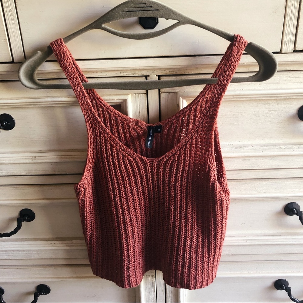 Moon & Madison crochet crop top